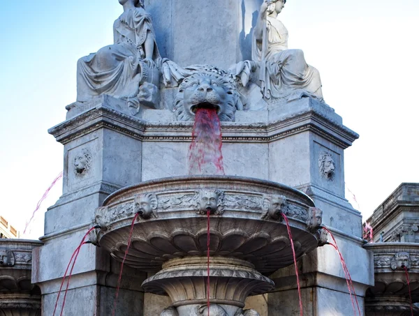Geni catala fontanny w Barcelonie — Zdjęcie stockowe