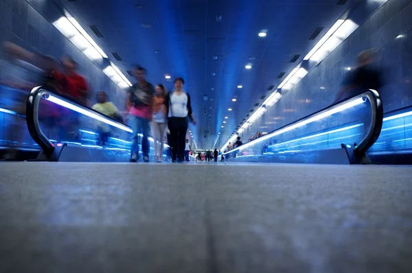 Walking v metru — Stock fotografie