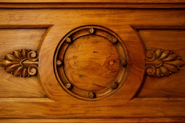Staré dřevěné dekorace — Stock fotografie