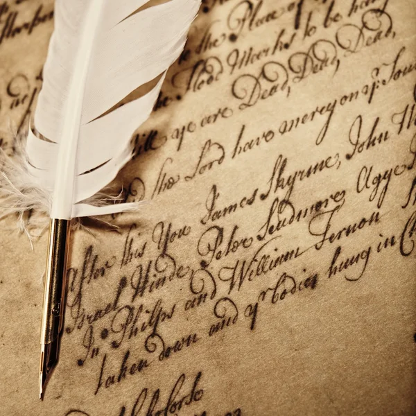 Vintage mektup kavramı — Stok fotoğraf