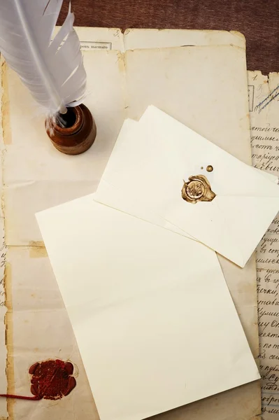 Concetto lettera vintage — Foto Stock