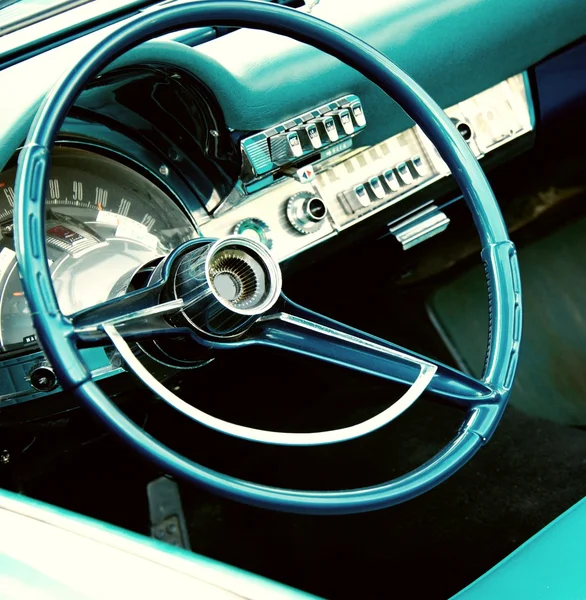 Interior del coche retro — Foto de Stock