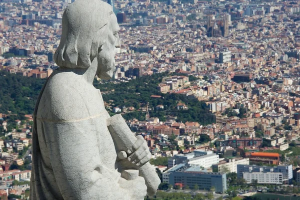 Vacker utsikt över barcelona city — Stockfoto