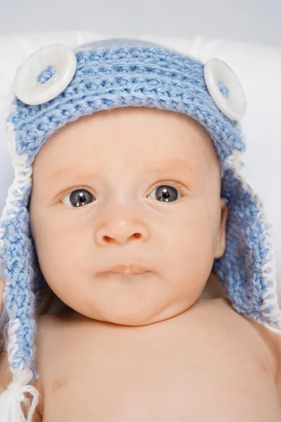 Schattig klein baby portret. — Stockfoto