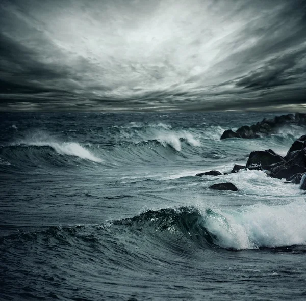 Tempestade oceânica — Fotografia de Stock