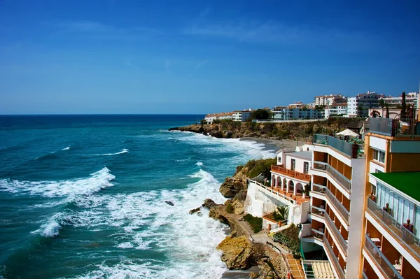 stock image View from Balcon de Europa in Nerja