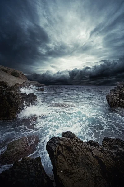 Θαλάσσια καταιγίδα — Φωτογραφία Αρχείου