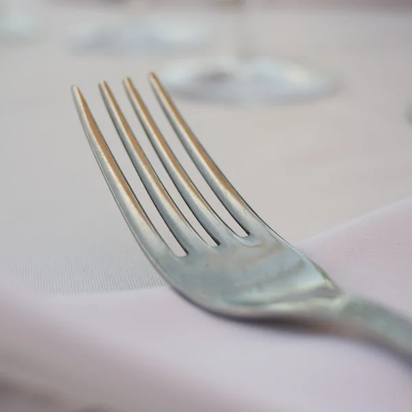 Primer plano de un tenedor — Foto de Stock