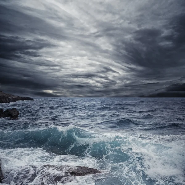 Tempesta oceanica Foto Stock