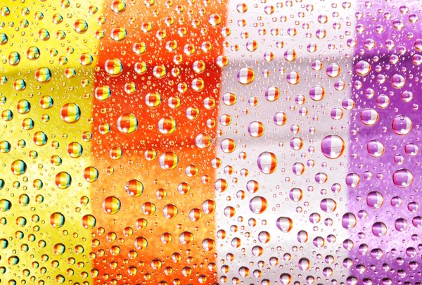 Multi-coloured striped drops — Stock Photo, Image