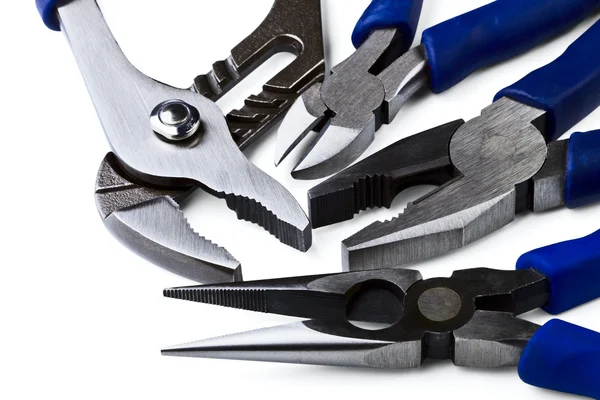 stock image Wire cutting and flat-nose pliers