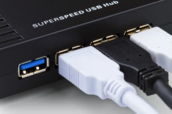Суперскорость USB-концентратор — стоковое фото