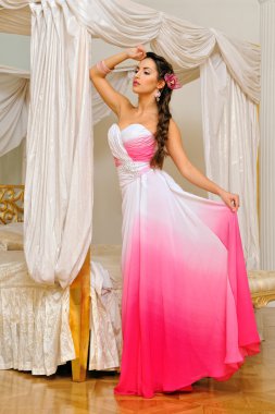 güzel kadın, lüks iç.