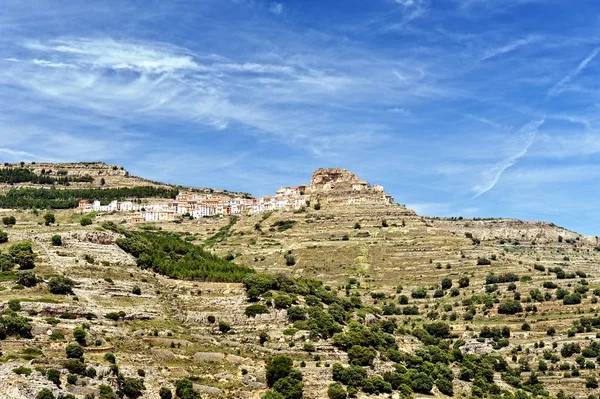 Prachtige landschap van de bergen en de hemel in Spanje. — Stockfoto