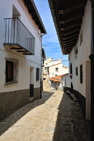 Calles del pequeño español propio Morella . — Foto de Stock