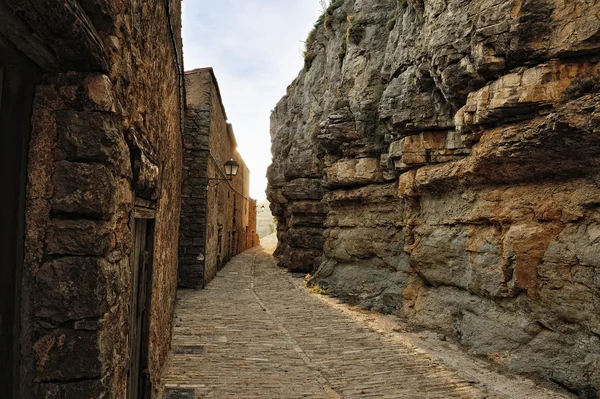 Krajobraz z stare miasto Aresa. — Zdjęcie stockowe