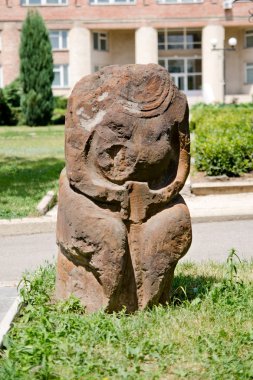 taş polovtsian Heykel Parkı-Müzesi, lugansk, Ukrayna