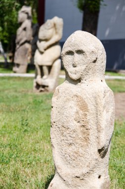 taş polovtsian Heykel Parkı-Müzesi, lugansk, Ukrayna