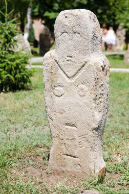 taş polovtsian Heykel Parkı-Müzesi, lugansk, Ukrayna