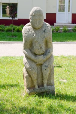 taş polovtsian Heykel Parkı-Müzesi, lugansk, Ukrayna