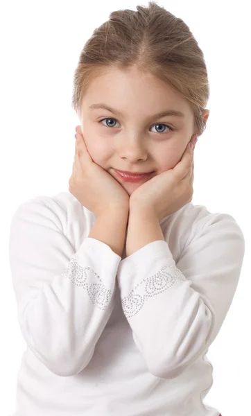 Portrait of a little girl — Stock Photo, Image