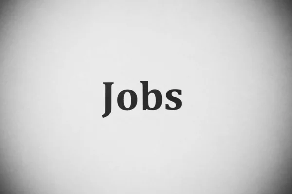 Jobs... — Stock Photo, Image