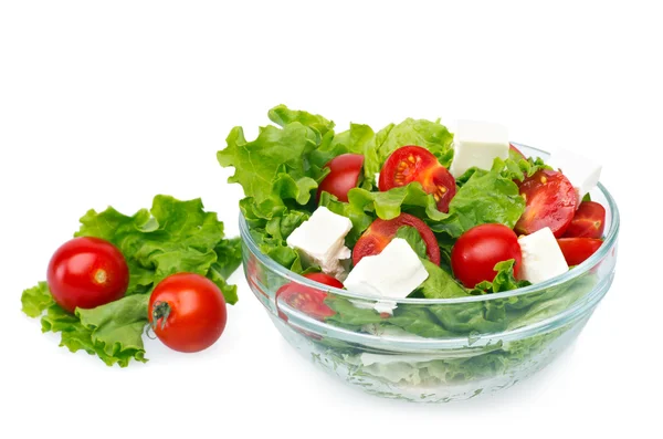 Salad with cherry tomatoes — Stock Photo, Image