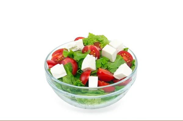 Salát s cherry rajčaty — Stock fotografie