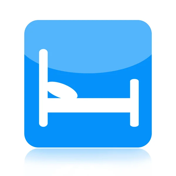 Bed icon — Stock Photo, Image
