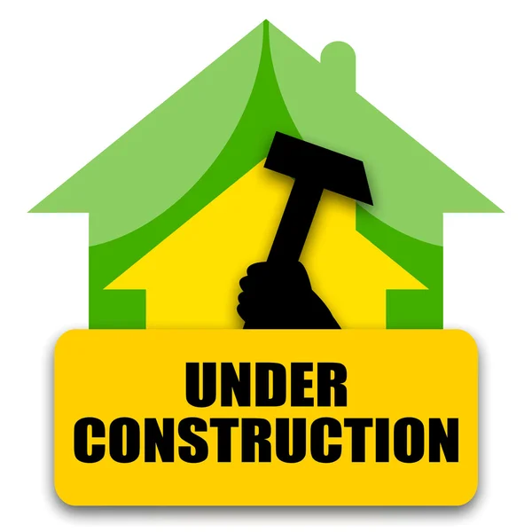 Home under construction — Stock Photo, Image