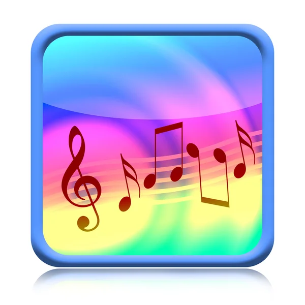 Music Button — Stock Photo, Image