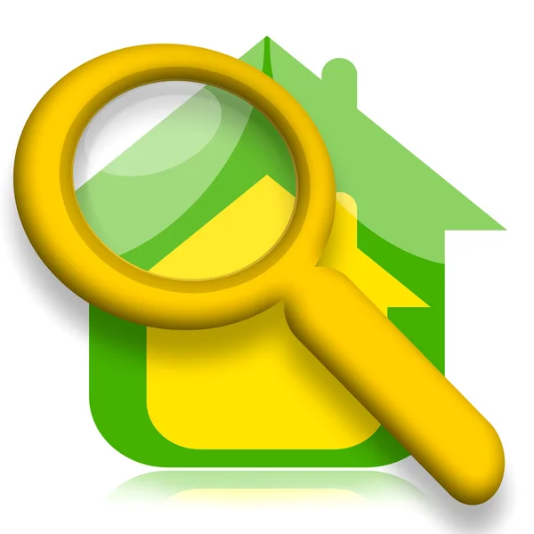 Search House — Stock Photo, Image