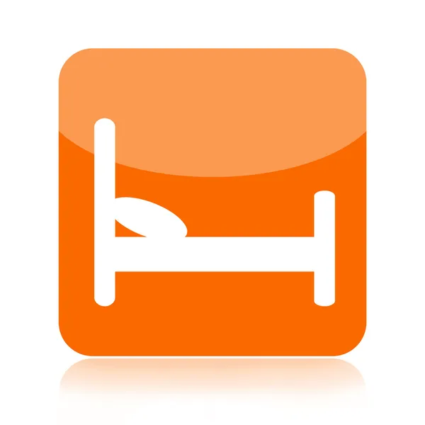 Icono de cama — Foto de Stock