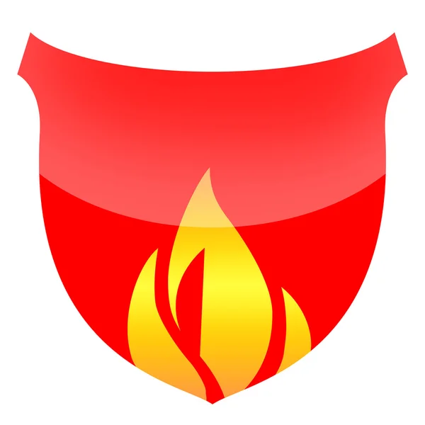 Огненный щит — стоковое фото