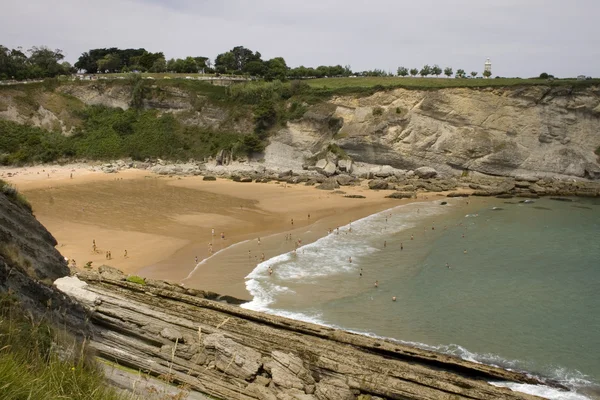 Santander beach, Kantabriska havet — Stockfoto