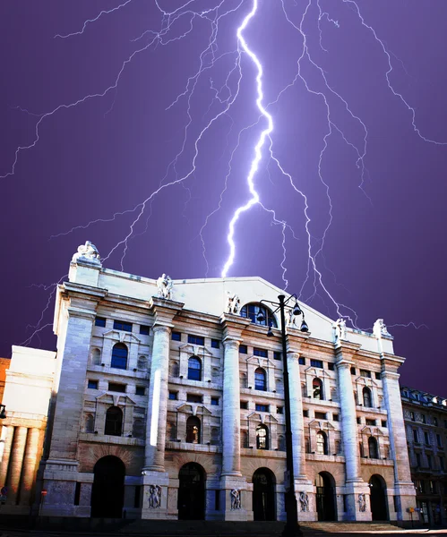 stock image Italian financial crisis