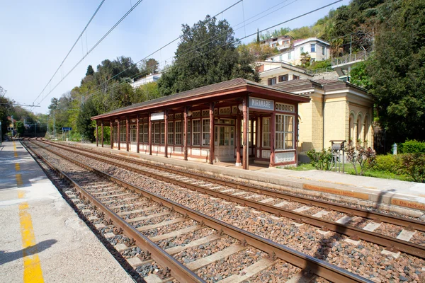Miramare railroad station — Stockfoto