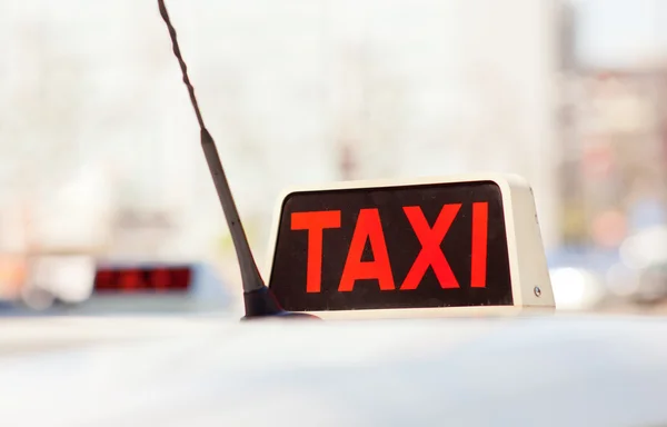 Taxi, Milaan — Stockfoto