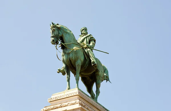 Pomnik Garibaldi, Mediolan — Zdjęcie stockowe