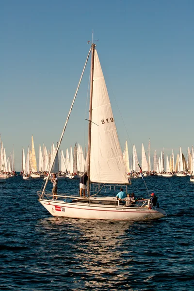 里雅斯特，barcolana 2009 年-的里雅斯特帆船赛 — 图库照片
