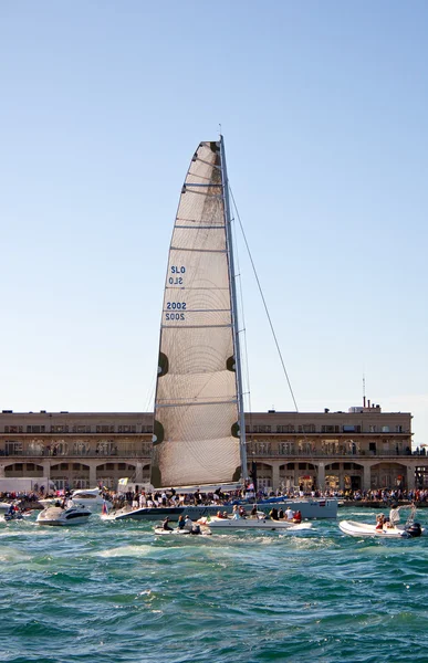 Trieste, barcolana 2009 - die regatta von trieste — Stockfoto