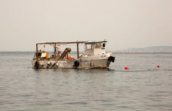 Stary fisher łódź — Zdjęcie stockowe