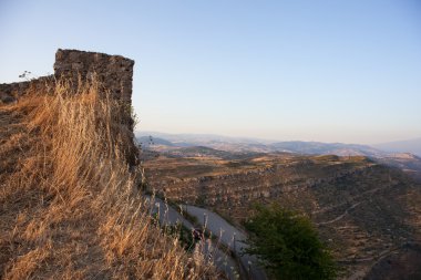 assoro bölge, Sicilya manzara