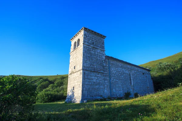 Církev Svatý Jeroným v nanos mountain — Stock fotografie
