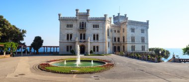 Miramare castle, Trieste - Italy clipart