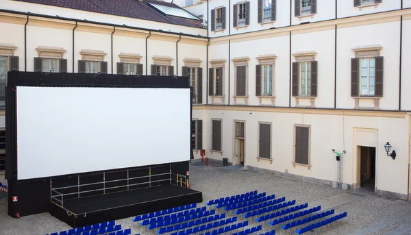 stock image Screen, outdoor cinema