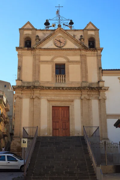 Leonforte kilisede Annunziata — Stok fotoğraf