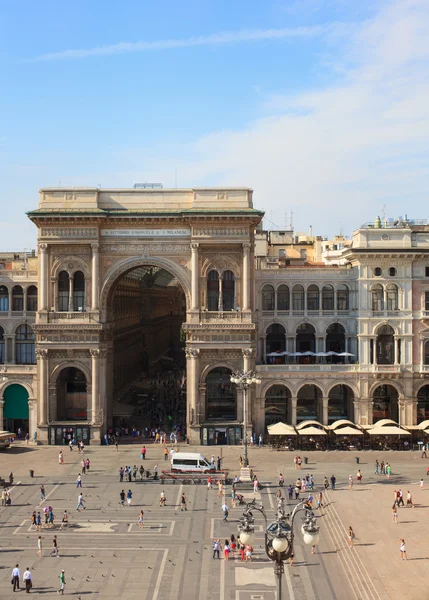 Vittorio Emanuele II gallery in Milan — Stock Photo, Image