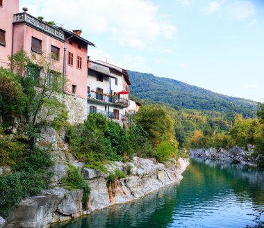 Soca river, Kanal - Slovenia clipart