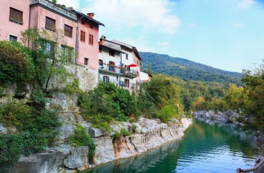 SOCA nehir, kanal - Slovenya